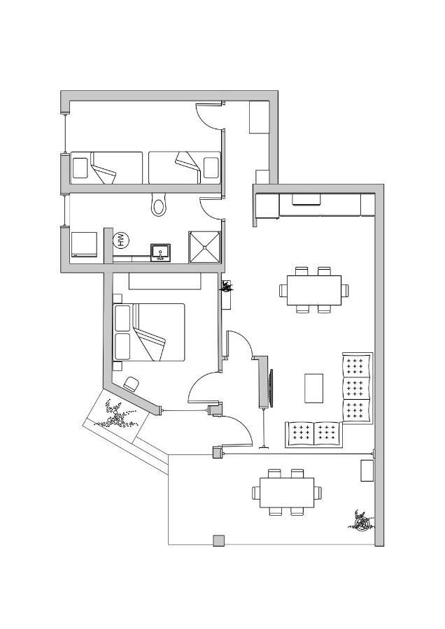 Apartman Luka Kaštela Exteriér fotografie